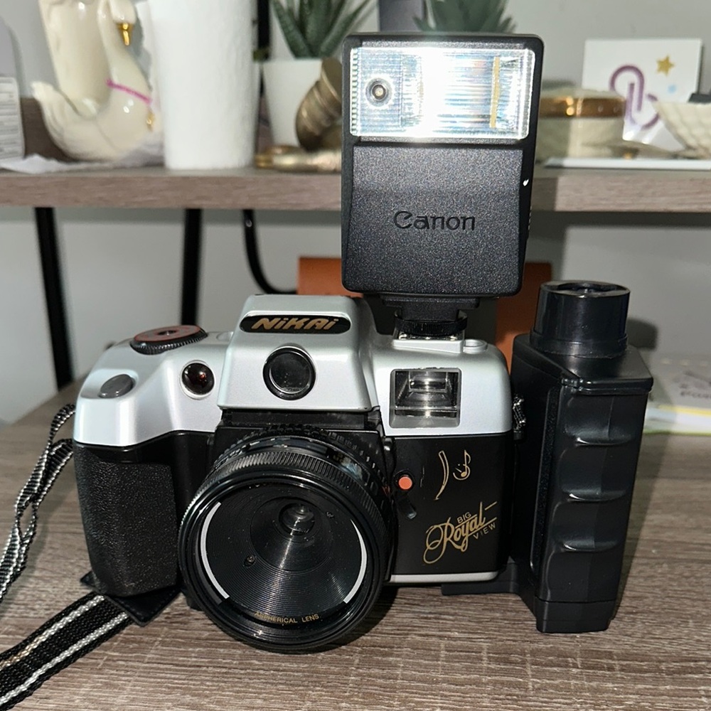 Silver and Black Flash for Cameras